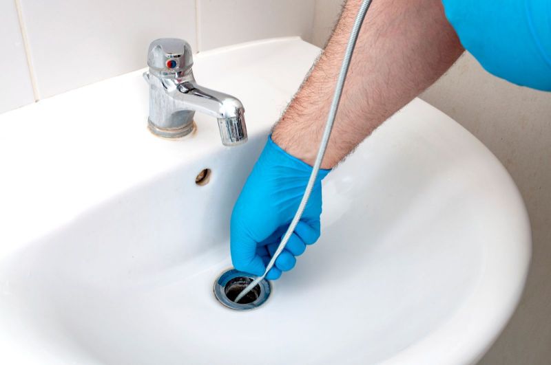 Drain cleaning service.